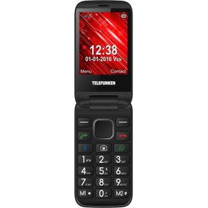 MOBILE SENIOR Telefunken Cosi TM360 3G Rouge Téléphone à clapet 