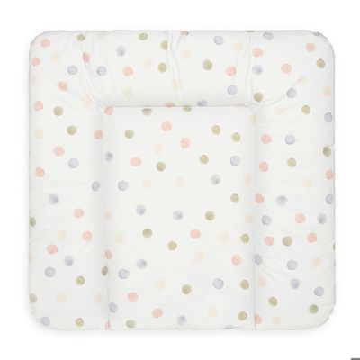 Matelas à Langer Bébé Pois Marron 50x70cm - PVC Facile à Nettoyer