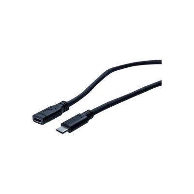 Wewoo - Câble noir pour Tablette & Téléphone portable & Disque dur,  Longueur de câble: environ 1m USB 3.1 Type C Connecteur Mâle à de Données d' Extension - Chargeur Universel - Rue du Commerce