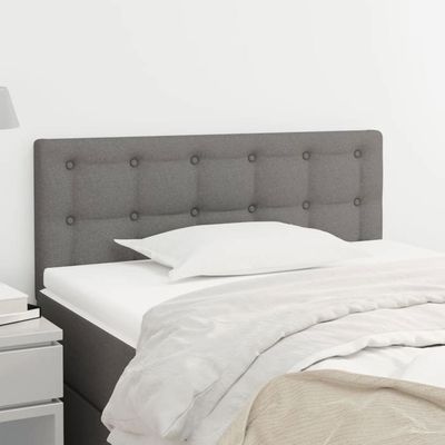 Têtes De Lit Double Gris Clair En Tissu - 2 Pièces, Réglables En Hauteur, 80x5x78/88 Cm - 10