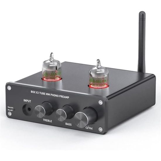Préamplificateur Phono Pour Platine Vinyle - Alimentation 12V - Réglage Gain - Connexion RCA Et 6.5mm
