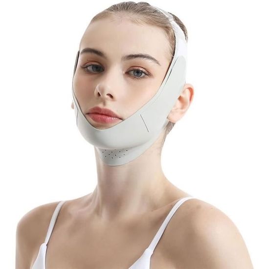 Face Tape Lifting Visage - Bandage Réutilisable V-line - Noir - Pour Affiner Le Visage