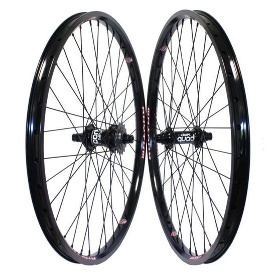 Roue Avant Vélo – Aleza 421 Alloy – 24x1.75 – Alu Noir – Made In Belgium