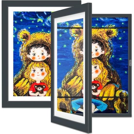 Lot De 2 Cadres De Porte Pour Enfants Avec Ouverture Frontale Blanc Lot De 2 Cadres De Porte Pour Enfants Avec Ouverture Frontale Blanc