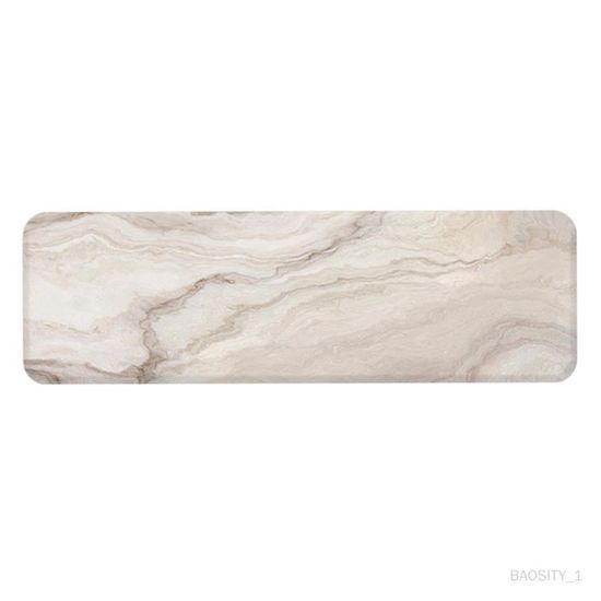 Tapis De Salle De Bain "Diatomite" 39x60cm Blanc