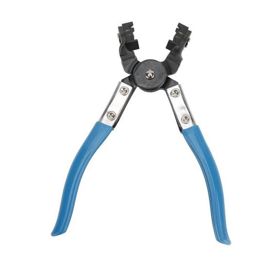 Pince à Collier De Serrage Type Coudé Mâchoires Pivotantes - Outil Réparation Auto Tuyaux Clic R