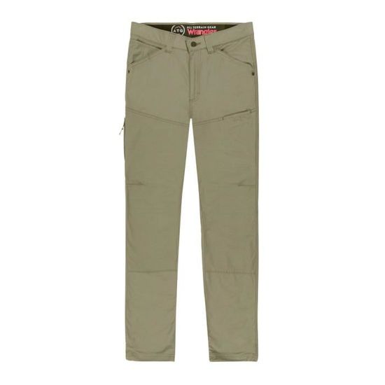 Pantalon de Randonn e Kaki Homme Wrangler Dusty Kaki Cdiscount