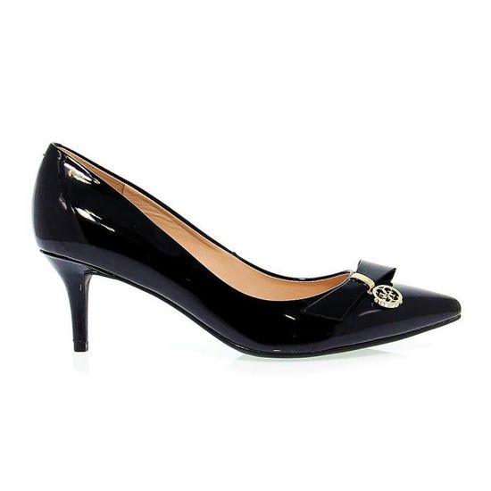 Escarpins Guess Femme Noir - Talon Aiguille 12 Cm, Pointure 36, Cuir, Occasion En Très Bon état