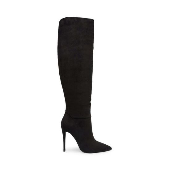 Bottes Femme Steve Madden - Talon 3 Pouces, Pointure 10, Daim Noir, D'occasion
