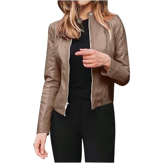 Veste cintrée kaki best sale femme