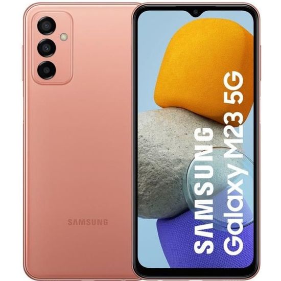 Samsung Galaxy M23 5G 4/128 Go Orange Cuivre - Smartphone