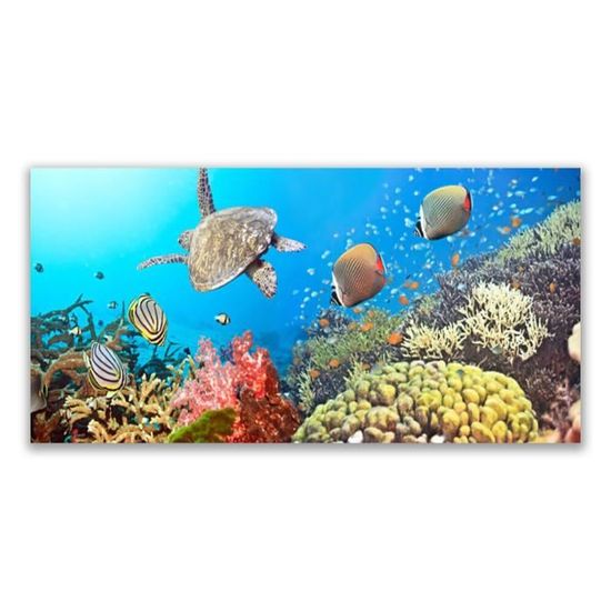 Tulup Crédence De Cuisine 120x60cm Dosseret En Verre Fond De Hotte Verre De Sécurité Trempé Splashback Guard - Art: Moderne Et Classique - Vert - Abstraction