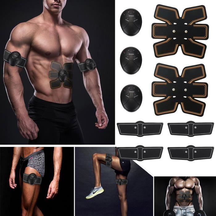 Magic EMS Muscle Training Gear ABS Trainer Fit Body Home Exercise Shape Fitness QXH80227084_Lavi