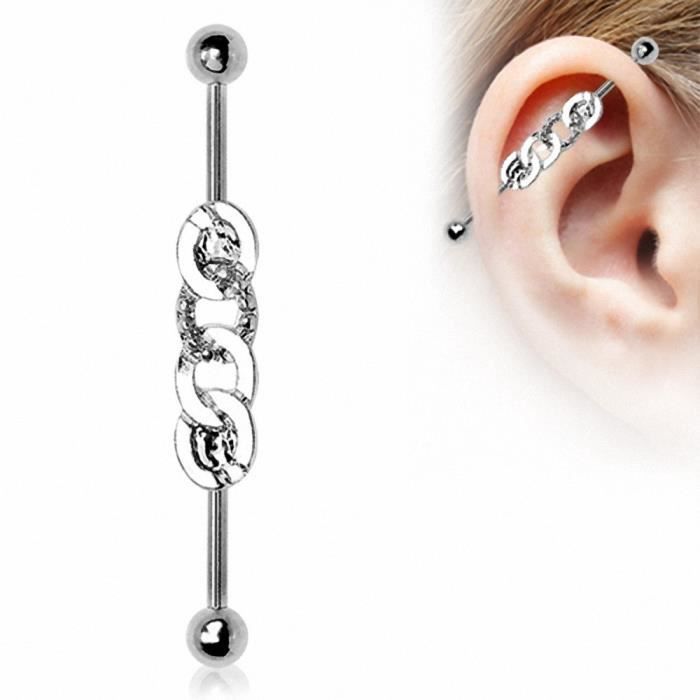 Piercing industriel anneaux