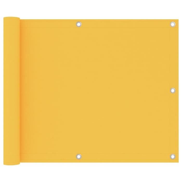 NEW Chic PARAVENT extérieur Séparation de pièces Décor Moderne- Écran de jardin Paravent de Balcon Brise Vue Jaune 75x400 cm T1940