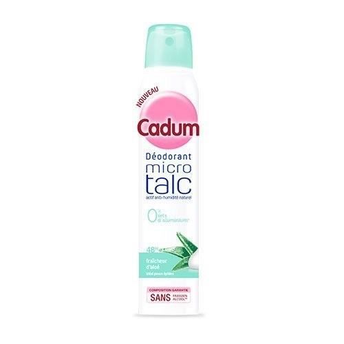 Cadum Déodorant Atomiseur Micro Talc Fraîcheur d’Aloé 200ml (lot de 3)