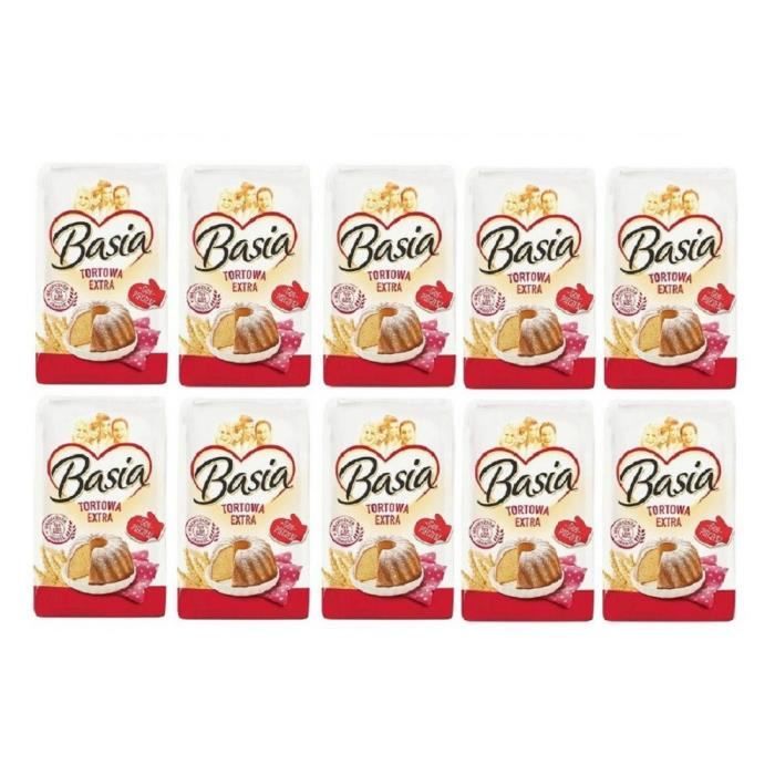 Farine Type 405 -10x 1kg, Farine de Blé Tous Usages