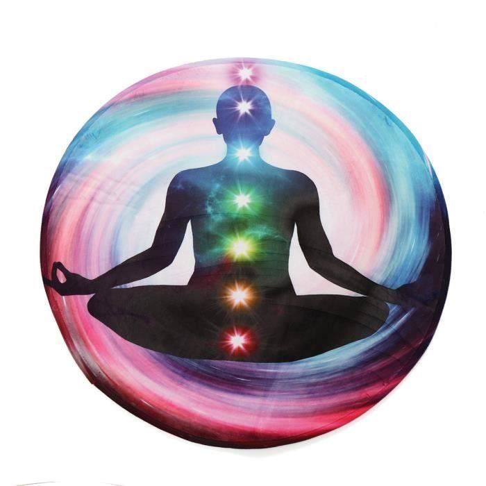 Tapis De Sol Rond Tapis De Yoga Salon Table 100X100CM TYPE A So57870