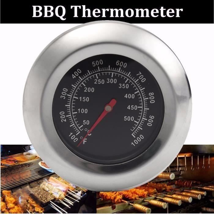 50-500℃ Thermomètre Barbecue Cuisine Viande Température Acier Inox L06931
