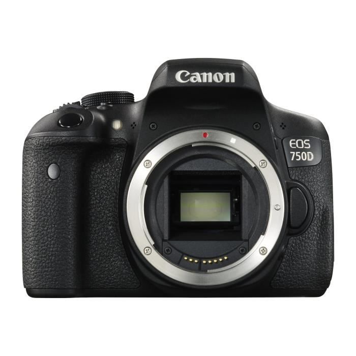 Canon EOS 750D Appareil photo numérique Reflex 24.2 MP APS-C 1080p corps uniquement Wi-Fi, NFC