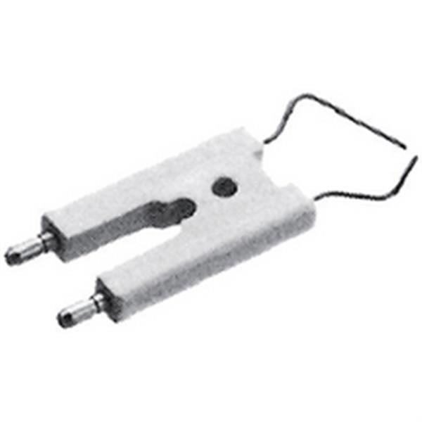 CUENOD Electrode d allumage (sans cable) couleur marron sans cables. porcelaine marron. Pour brûleur C4 4R 4E 6 8-NC4 4R 6 9 et C10