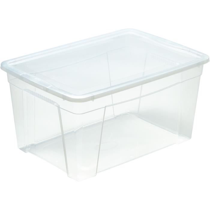 Boite rangement SPACE BOX K4 18L + Couvercle - L 38 x P 28 x H 25 cm
