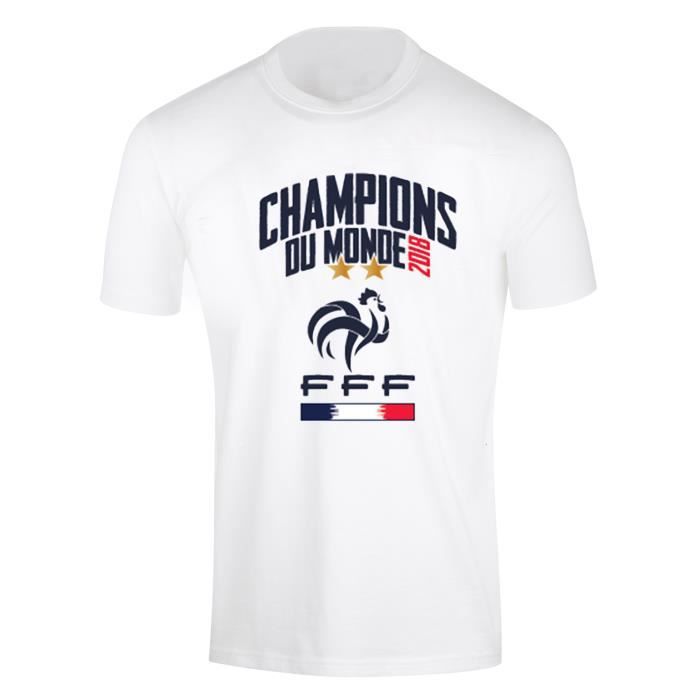 FFF - T-shirt Equipe de France - Champion du Monde 2018