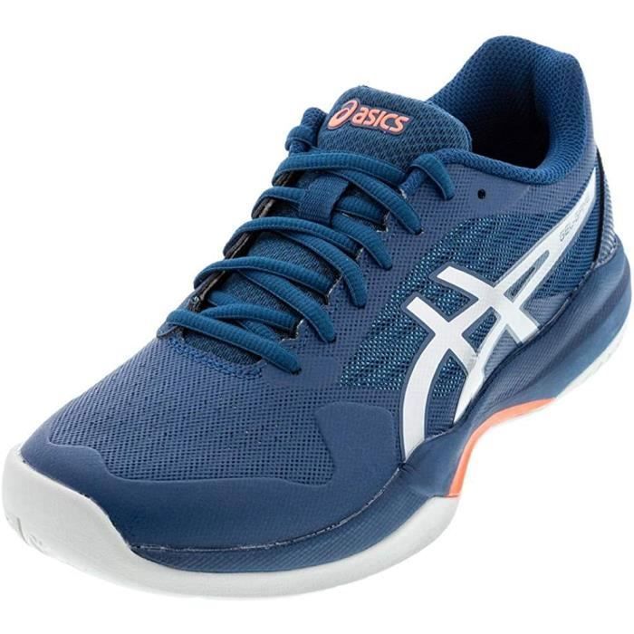 ASICS Gel-Jeu 7 - Chaussures De Tennis Hommes, Bleu (Bleu / Argenté Pur ), 43 Ue