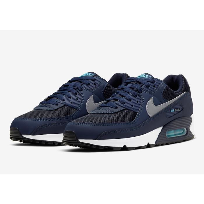Airs-Max 90 bleu Noir CV1634-400 décontractées hommes Basket
