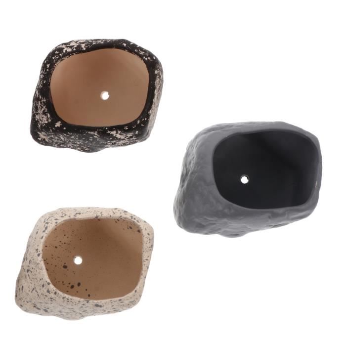 3PCS Creative Vivid Garden Decor Pot Fleur Plante Succulente jardiniere - bac a fleur jardinage
