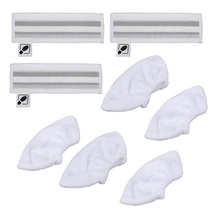 8 PièCes SéRies Vadrouille Chiffon Chiffon Couvercle de Buse Convient pour Karcher Easyfix SC3 SC4 SC5 Vadrouille Nettoyeur à