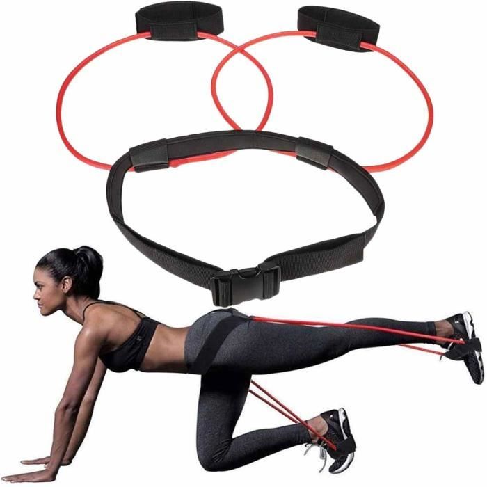 Bandes de résistance 20LB Élastique Fitness Bandes d'exercice entraînement