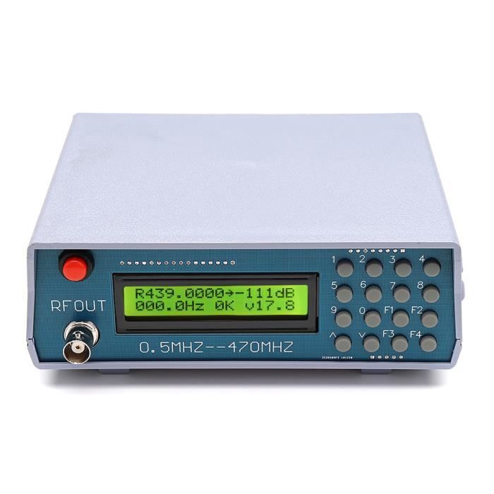 0.5 Mhz-470 Mhz RF Testeur de compteur de générateur de Signal pour débogage radio talkie-walkie radio FM