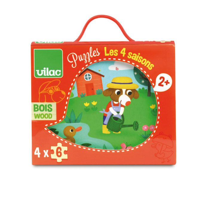 VILAC Puzzles des 4 saisons - coffret bois