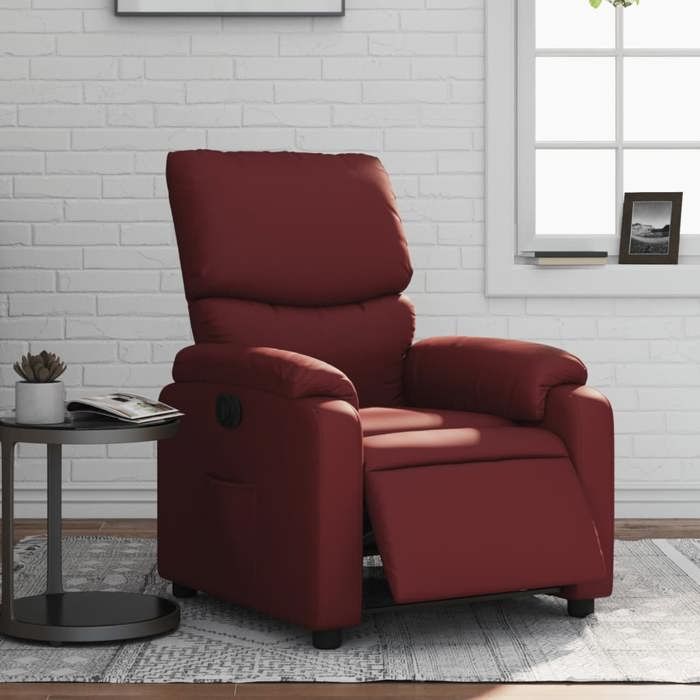vidaXL Fauteuil Inclinable Électrique Chaise de Relaxation avec Dossier et Repose-pied Réglables Siège de Salon Salle de 3204876
