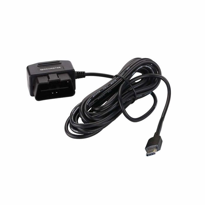 EnruigeOK Câble D'alimentation OBD OBD2 Pour Caméra Embarquée 24 Heures De Surveillance/mode ACC Avec Bouton De Commutation, Adaptateur OBDII 3