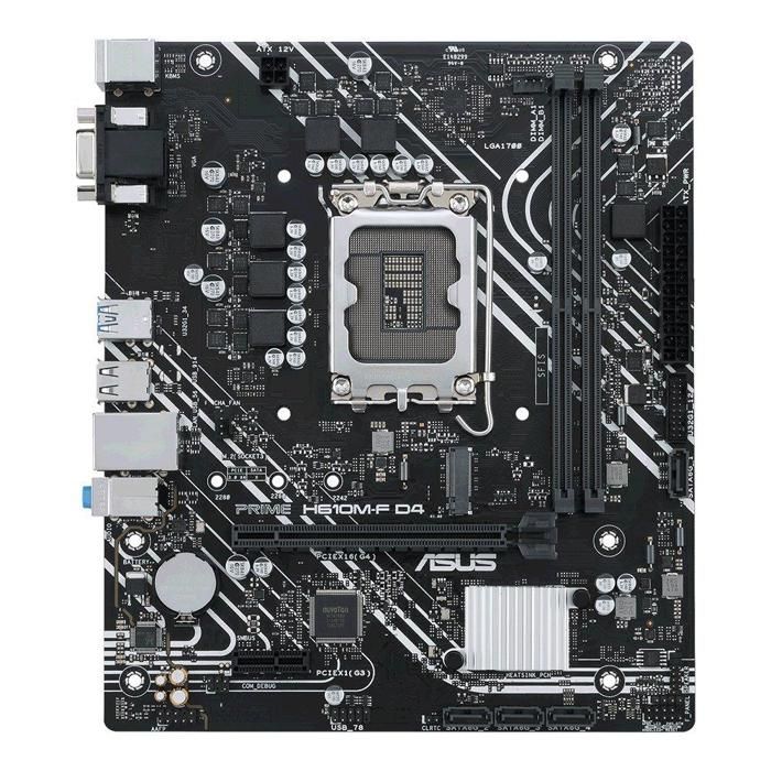Carte mère ASUS PRIME H610M-F D4 Intel H610 LGA 1700 2xDDR4 64GB Micro ATX - Asus