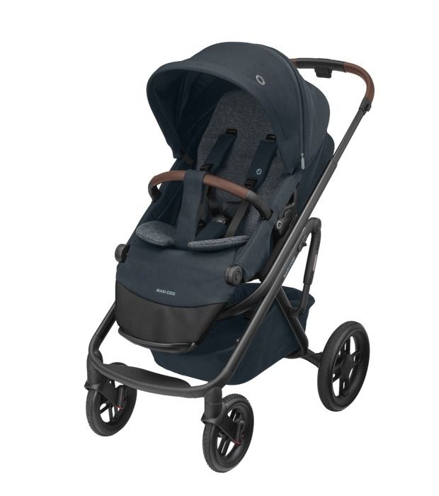 MAXI-COSI Pack poussette Lila XP+ poussette bébé confort et nacelle bébé dès la naissance Essential Graphite