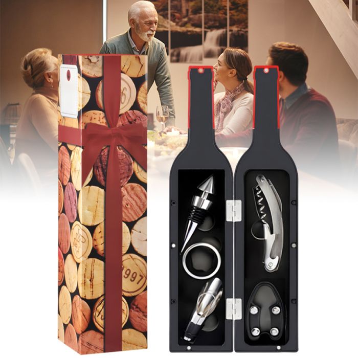Coffret tire-bouchon mécanique CTB4