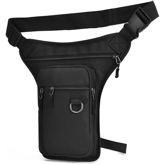 Sacoche de jambe : sac portable multi-poches ceinture de course sacoche banane moto sacoche banane vélo