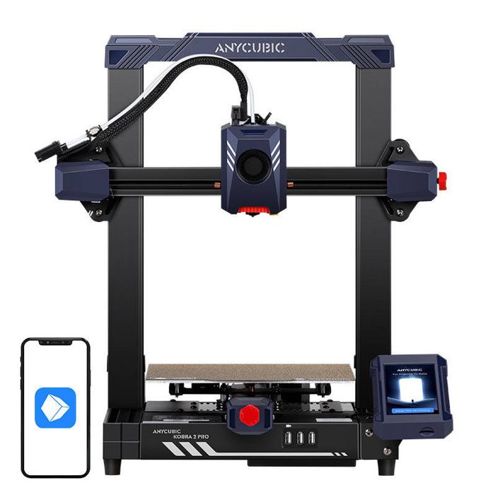 Imprimante 3D DIY - ANYCUBIC - Kobra 2 Pro - FDM - Calibration automatique - Fonctionnement silencieux