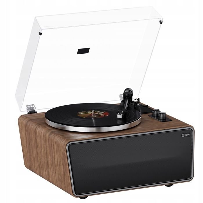 Phono Préampli Tourne-Disque - Amplificateur Stéréo Avec MM Pour Platines Vinyles Noir Compact