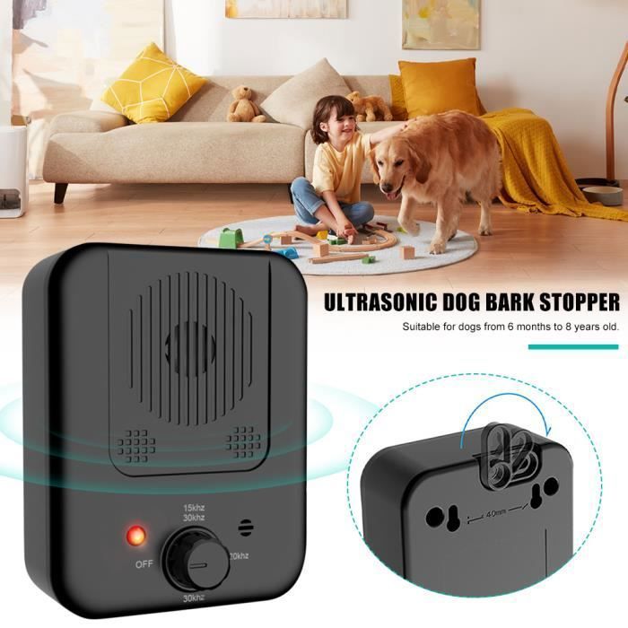 Dispositif Anti-Aboiement Ultrason - Keeper - Détection Automatique - Longue Portée