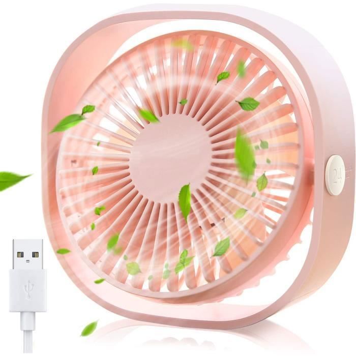 Mini VentilateurPortable Ventilateur USB Silencieux 3 Vitesse Réglable USB USB Ventilateur pour Camping Bureau Sport Voyage - Bghyhyhi