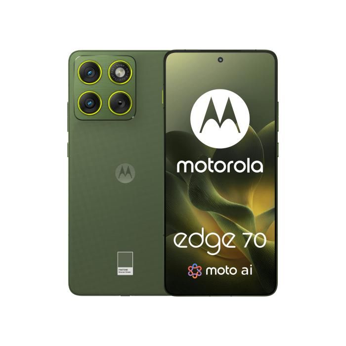 Motorola Edge 70 5G – 12 Go / 512 Go – Bronze/Vert – Dual SIM – 4800 mAh – Triple 50 MP