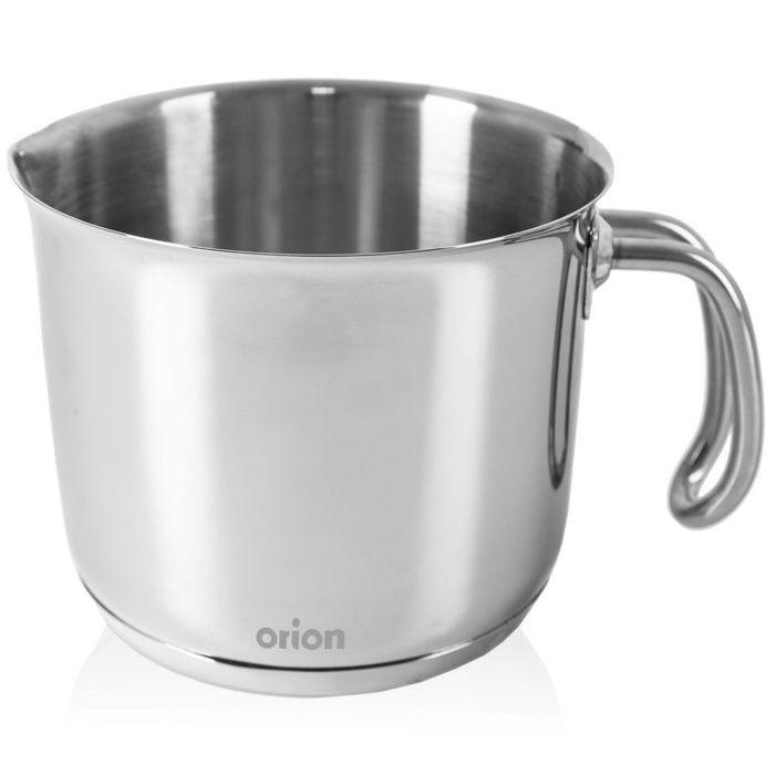 Casserole à lait en acier - ORION - 1 l - Acier inoxydable - Induction - Four - Fond akutermique - Bec verseur Casserole à lait en acier - ORION - 1 l - Acier inoxydable - Induction - Four - Fond akutermique - Bec verseur