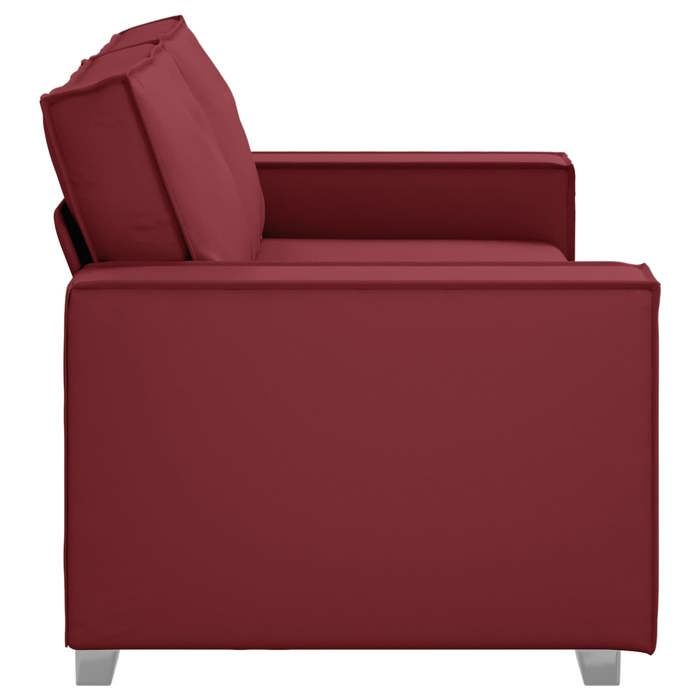 Canapé 2 places ergonomique - RUIOG - 1 Sofa-set - 2 personnes - Bordeaux 180cm Simili cuir C54002130791466