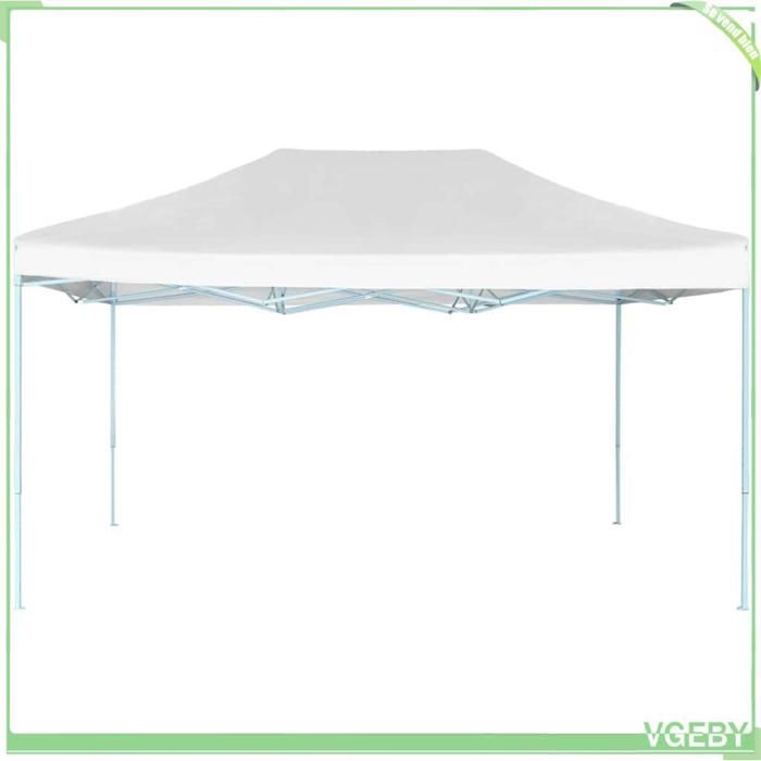 Tente de réception pliable - FAFEICY - 48869 - 3x45 m - Blanc - Toit 100% imperméable anti-UV