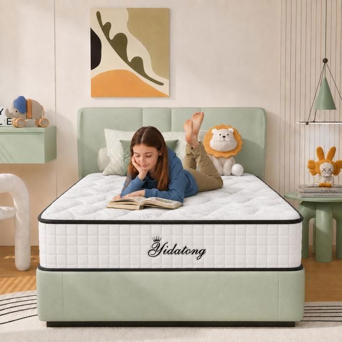 Matelas 90x200 Mousse à Mémoire de Forme 7 Zones de Confort Dureté Moyenne Certifié Oeko-TEX Soutien Parfait et Durabilité