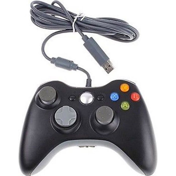 Jalex Manette filaire USB pour Microsoft Xbox 360 et Windows ordinateur personnel et portable 